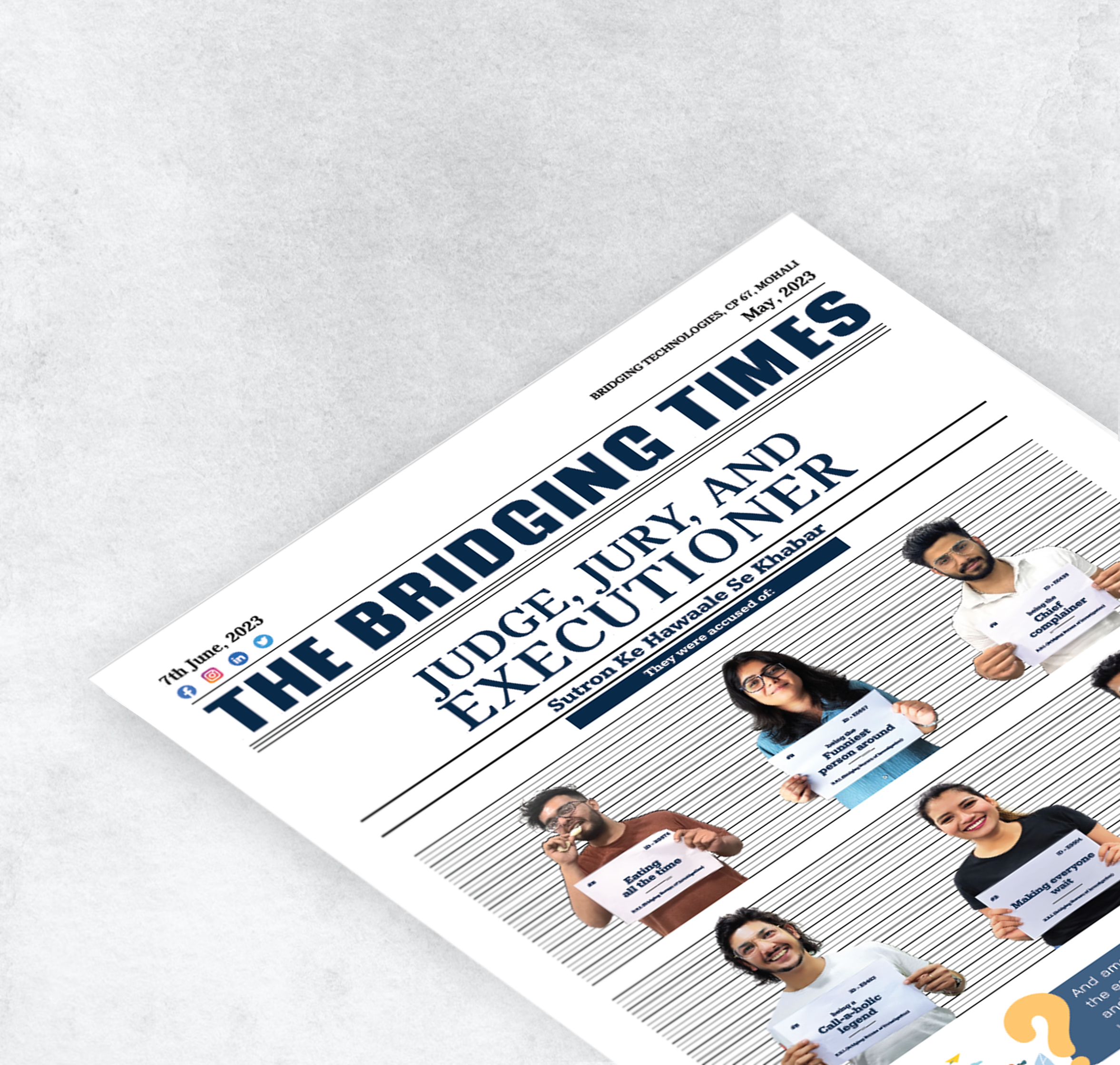 Bridging Newspaper - May