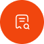 Open live chat support (chat bubble icon) on orange button