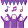 Five purple candles with yellow-orange flames lined up on a dark purple background.