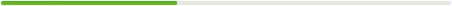 Horizontal progress bar with green fill indicating partial completion (about a quarter).