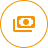 Camera icon button inside an orange circle (likely to take or upload a photo)