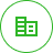 Green circle icon featuring a document with a bulleted checklist or list